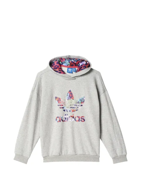 adidas Kids hoodie con logo floral