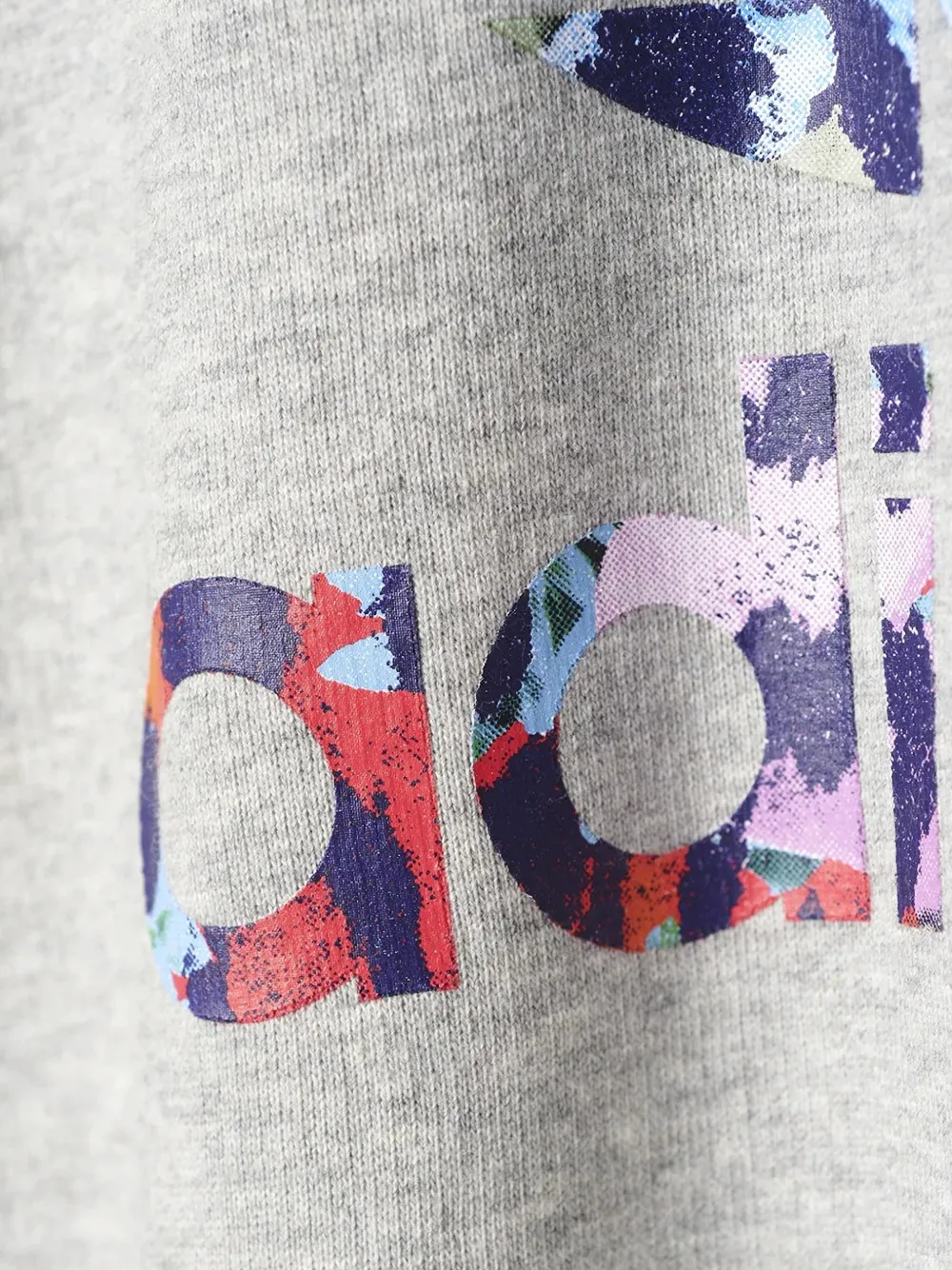 adidas Kids Hoodie met bloemen-logo Grijs