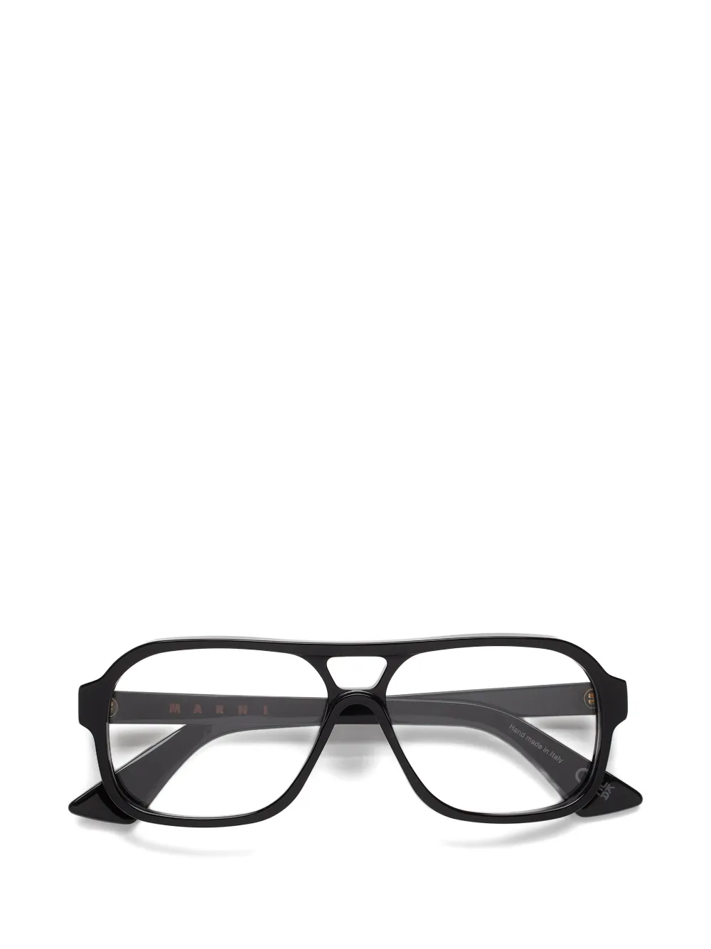 Marni Eyewear x RETROSUPERFUTURE Moziqui pilot-frame glasses - Nero
