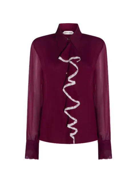 Alberta Ferretti camisa con volantes