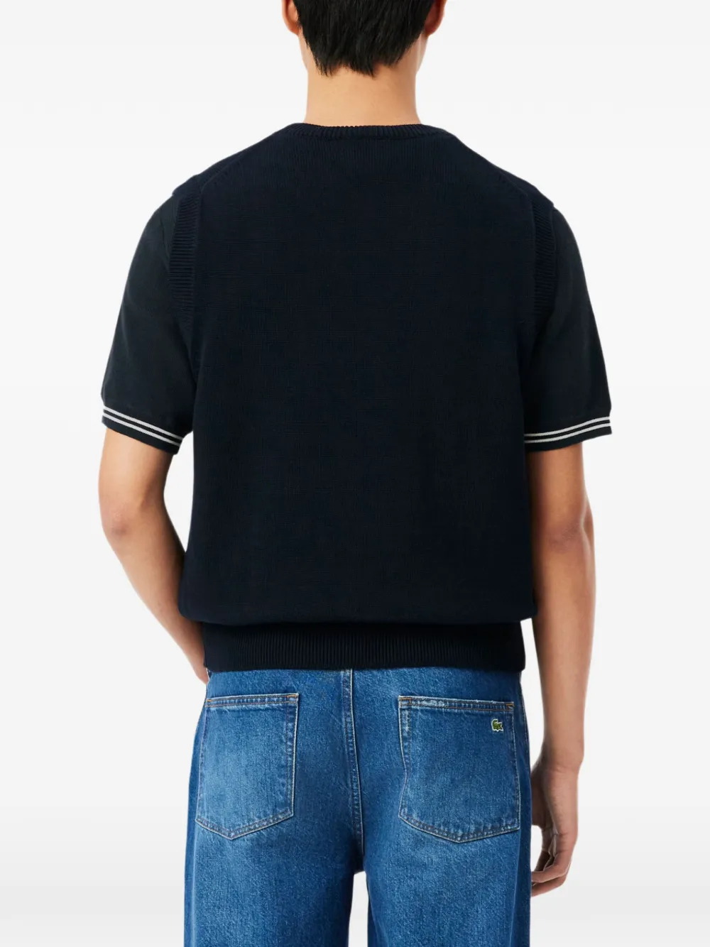  Lacoste Racket-motif Sweater - Blue 