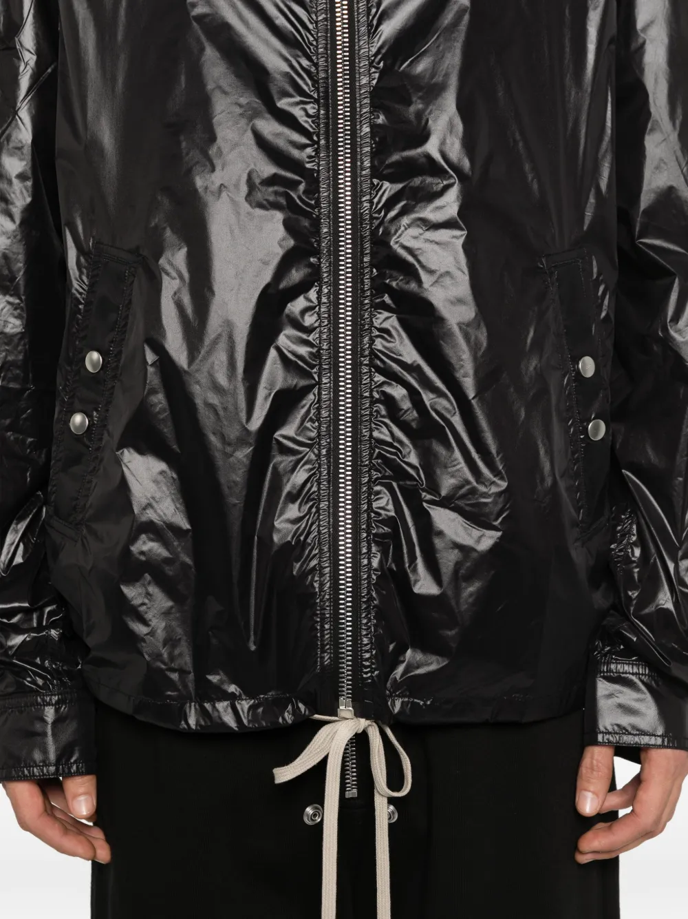 Rick Owens DRKSHDW Jack met rits Zwart