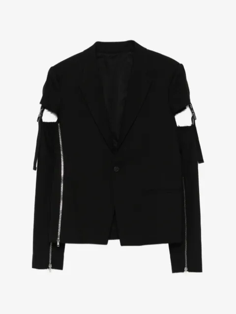 Rick Owens Vega zip-detail blazer