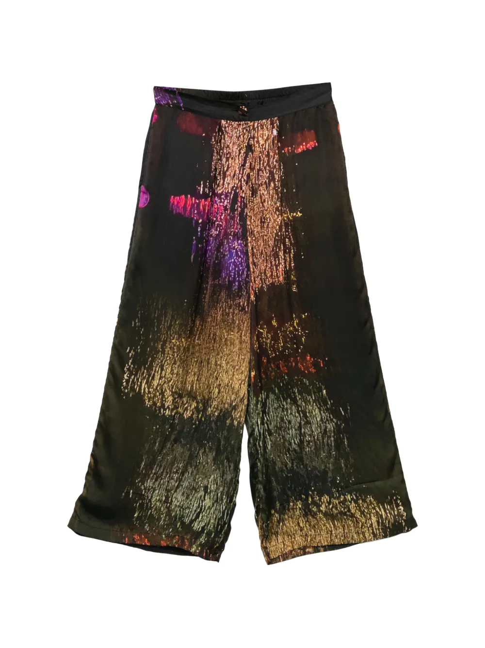 Yavi Printed Palazzo Pants In Animal Print