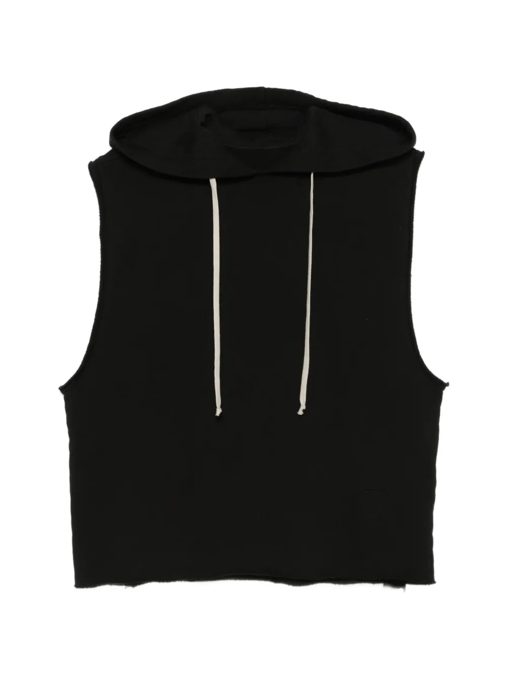 Rick Owens DRKSHDW hooded vest - Nero