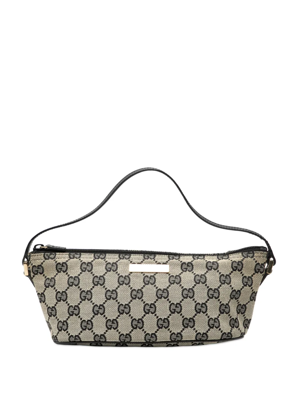 Gucci Pre-Owned 2000-2015 GG Canvas Boat shoulder bag - Grigio