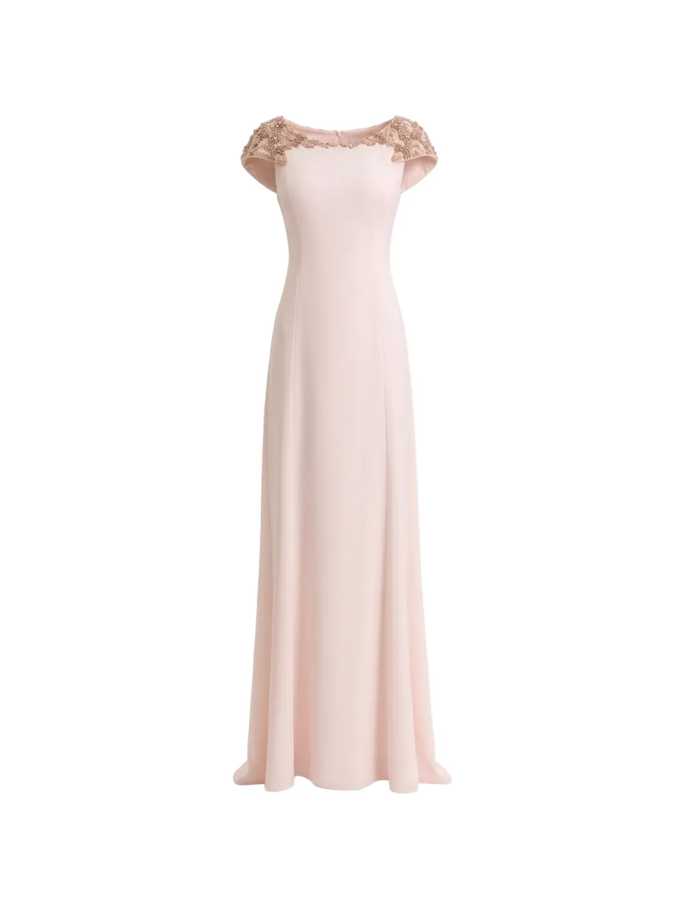 Gemy Maalouf beaded-shoulder maxi dress