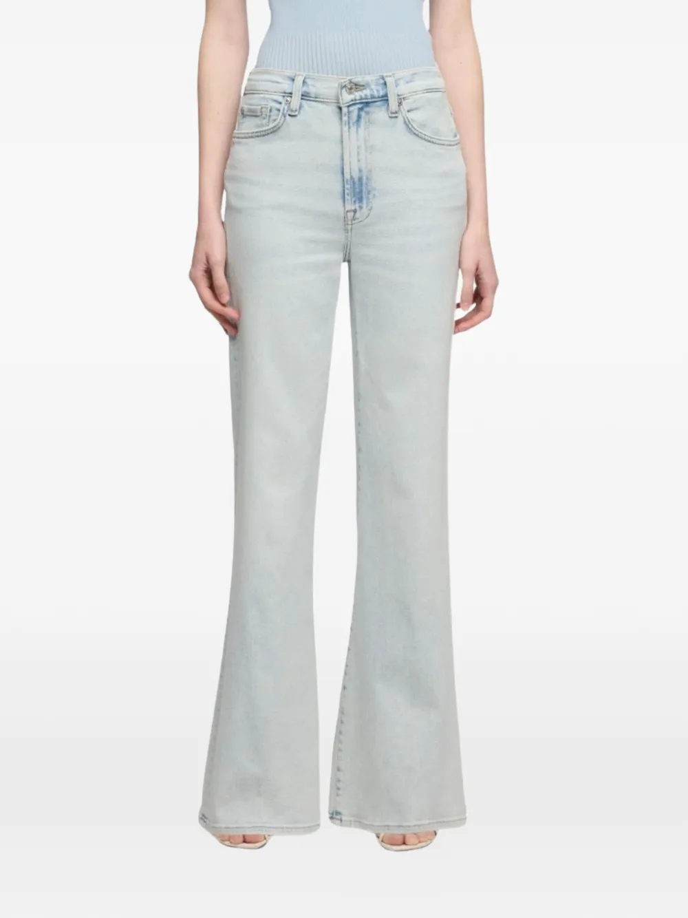 7 For All Mankind Flared jeans Blauw