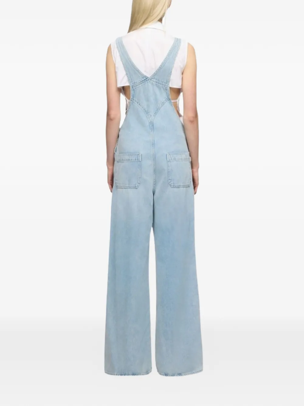  7 For All Mankind Pocket Jumpsuit - Blue 