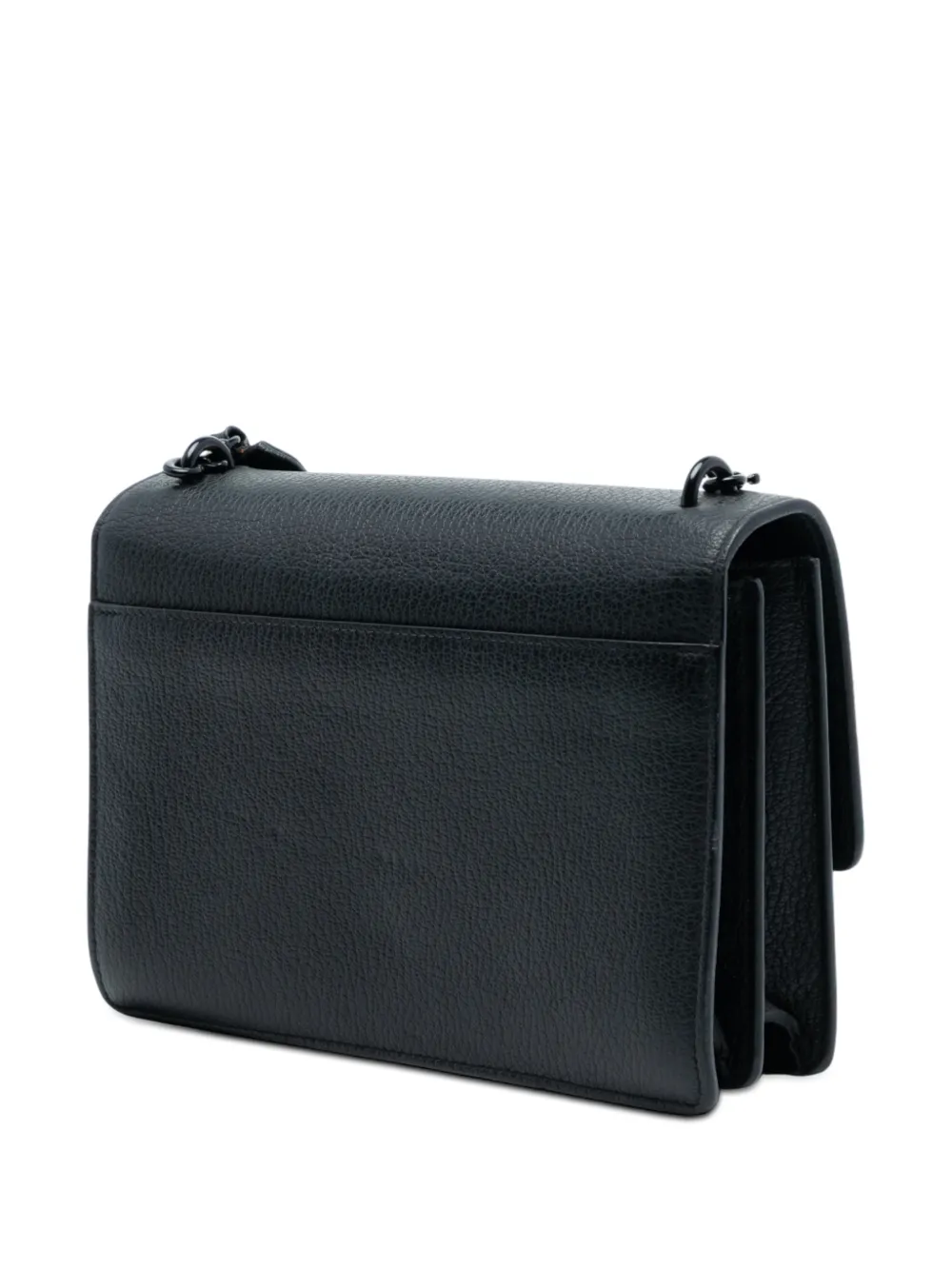 2012-2025 Medium Grained Calfskin Guitar Strap Monogram Sunset Crossbody Bag