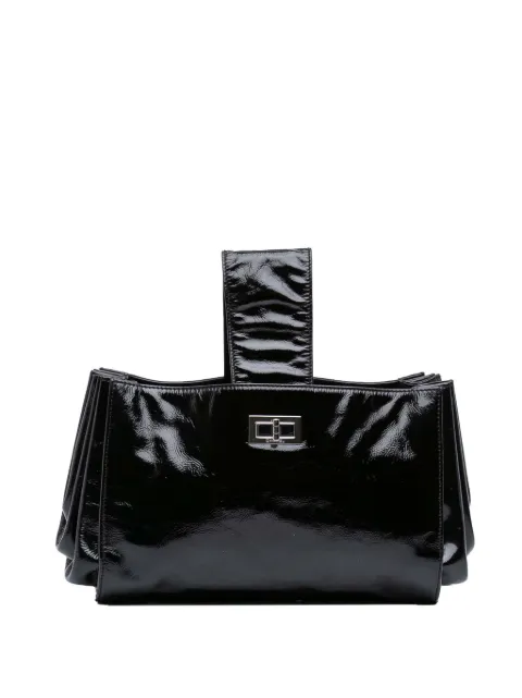 CHANEL Pre-Owned 2006-2008 パテント マドモアゼル ロック コンバーティブル リスト クラッチバッグ