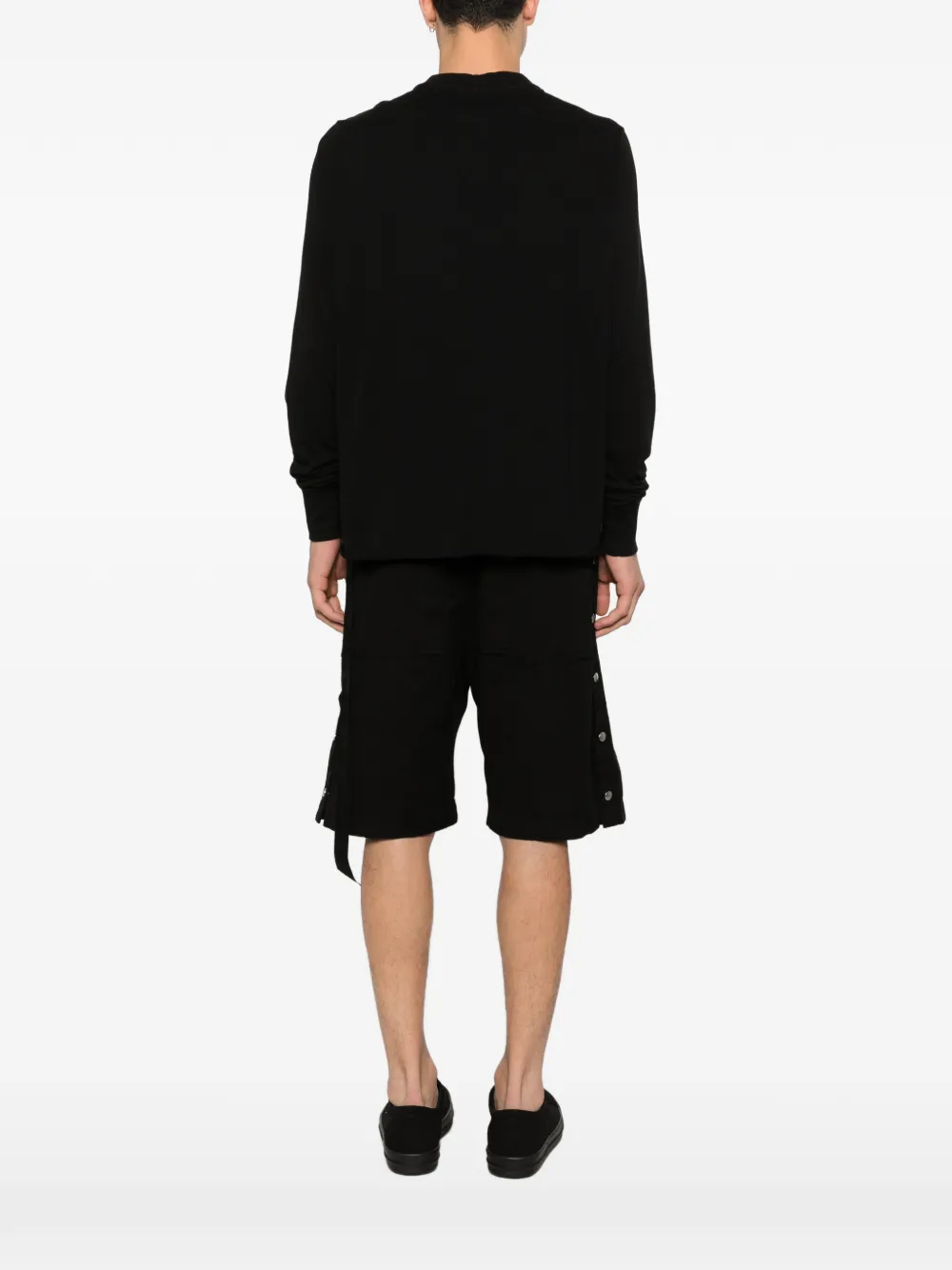 Rick Owens DRKSHDW T-shirt met lange mouwen Zwart