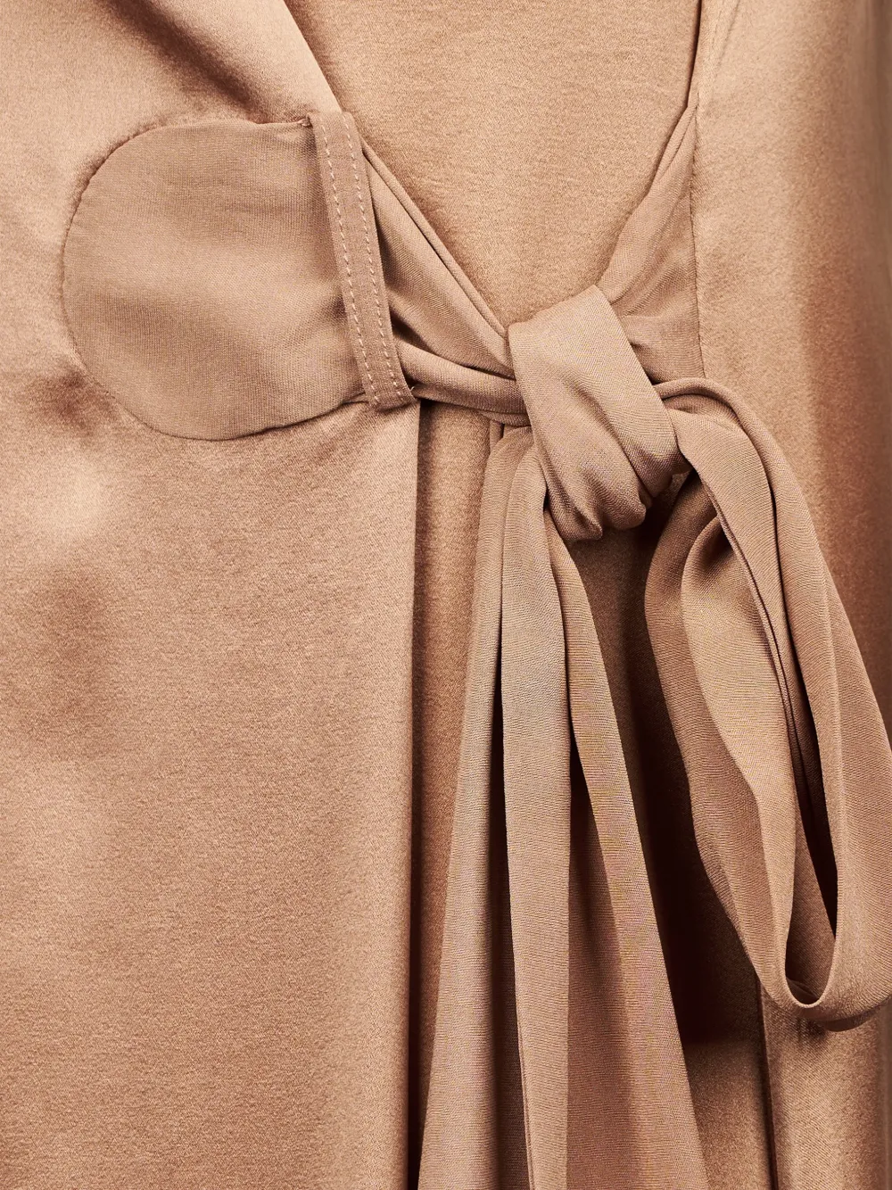  Forte Forte V-neck Midi Dress - Brown 