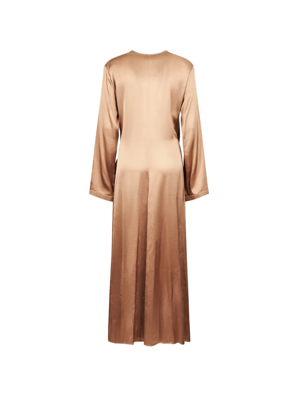  Forte Forte V-neck Midi Dress - Brown 