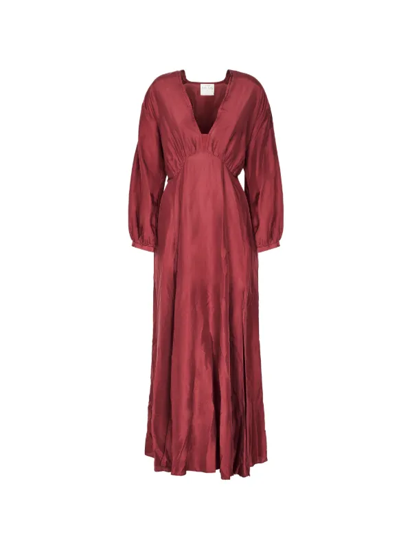 forte forte dress silk habotai silk dress burlesque