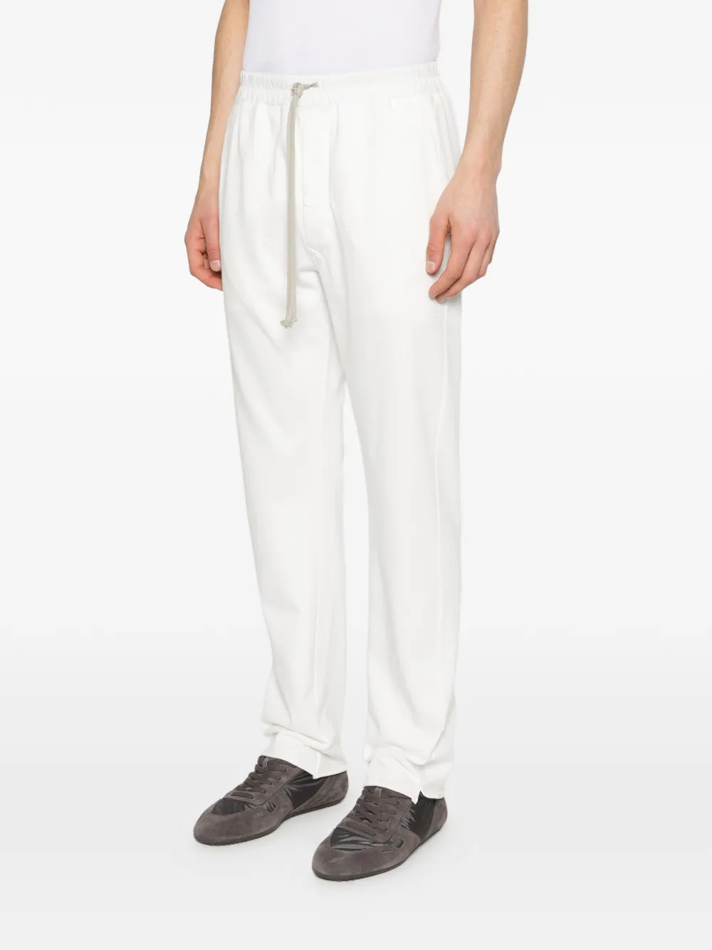 Rick Owens DRKSHDW Trainingsbroek met trekkoord Wit