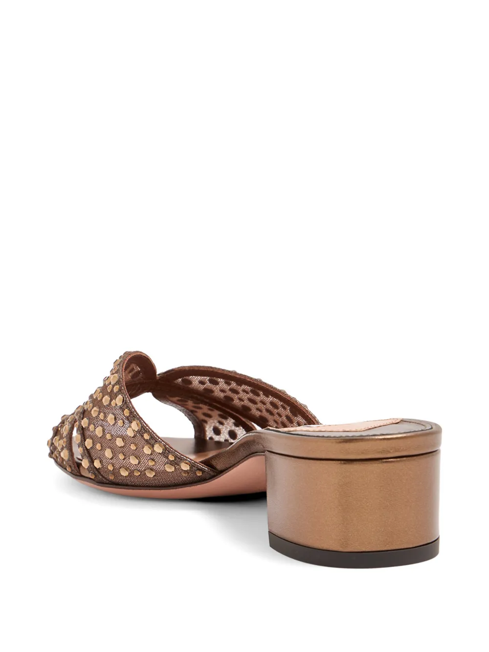 Aquazzura Crystal Lover sandalen Bruin