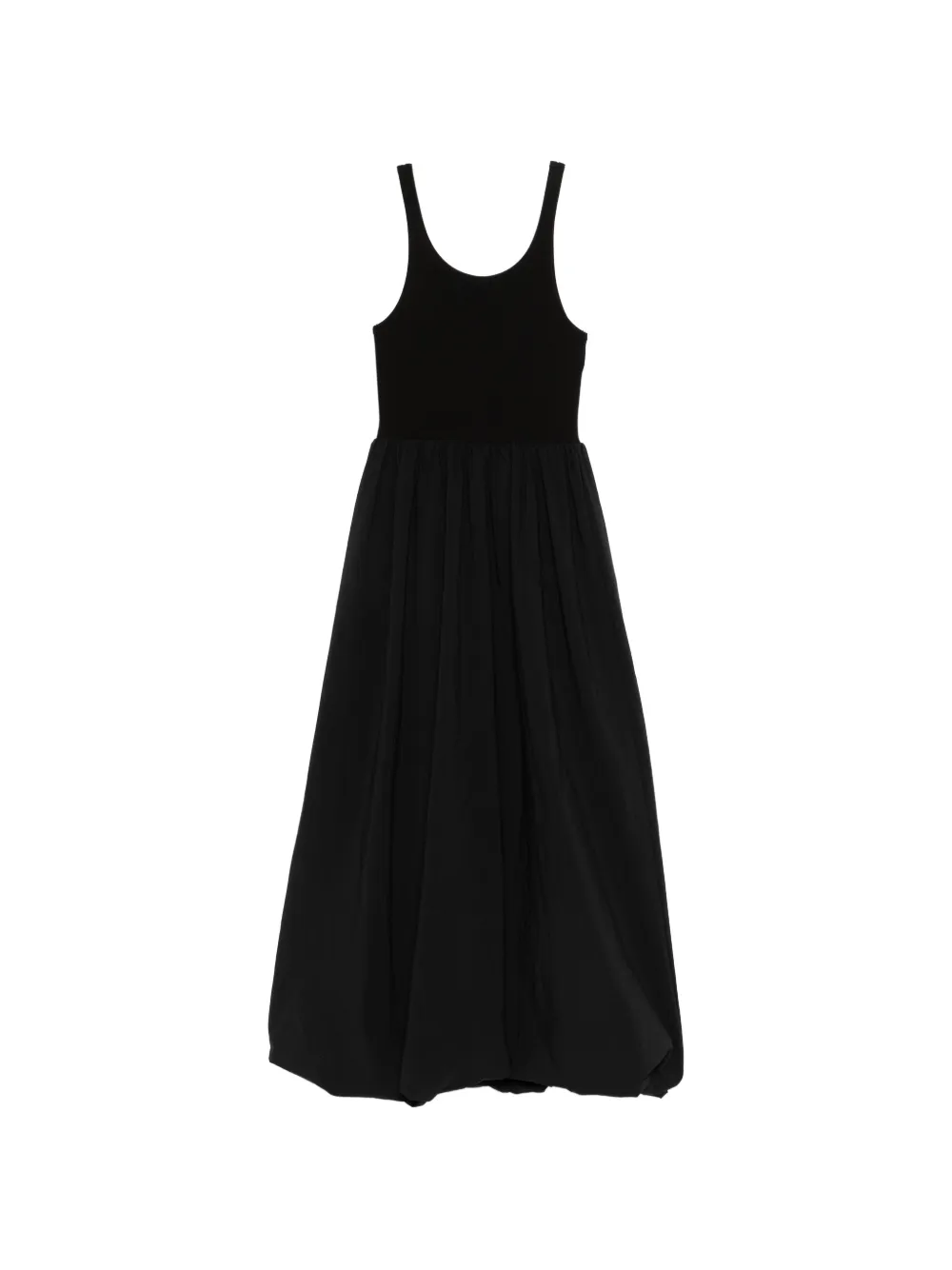 Eleh Sleeveless pleated dress - Nero