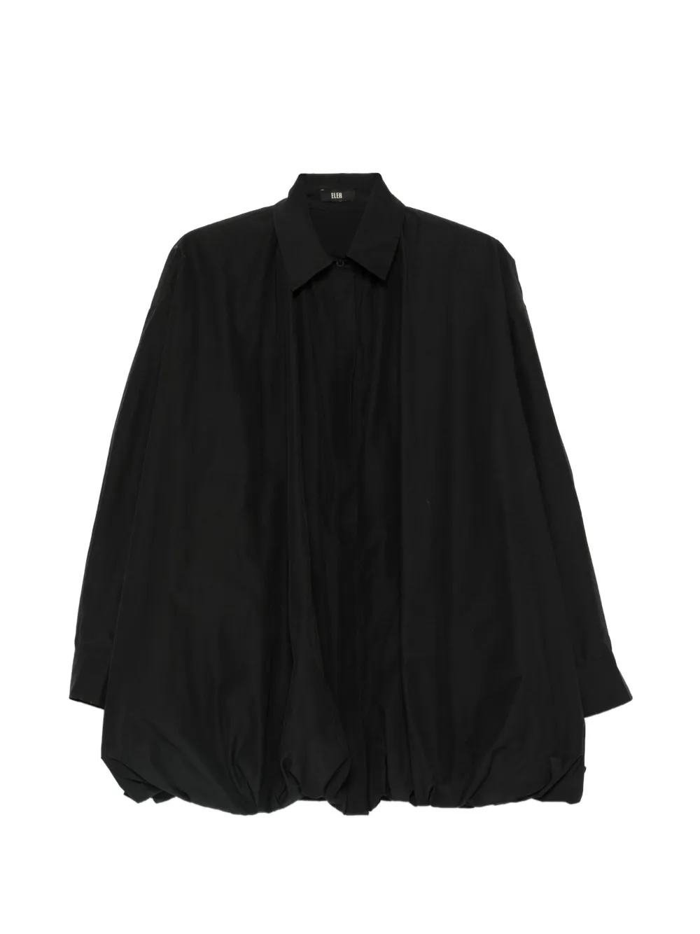 Eleh gathered jacket - Nero