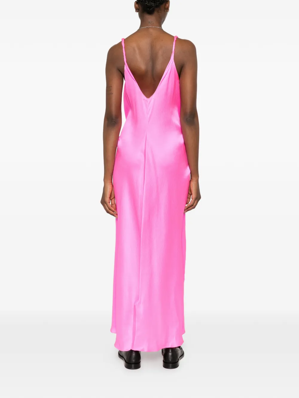 JW Anderson Geknoopte midi-jurk Roze