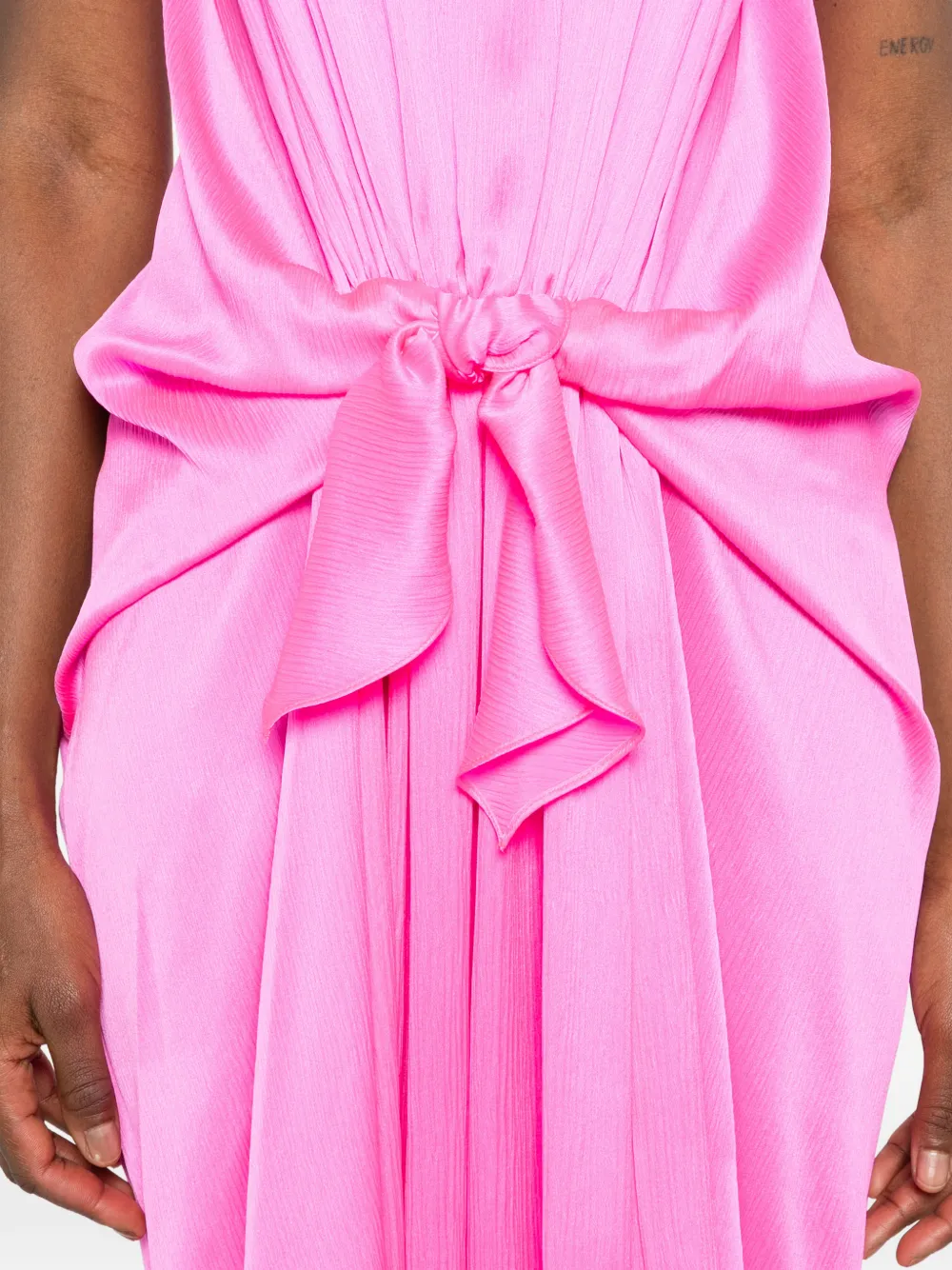 JW Anderson Geknoopte midi-jurk Roze