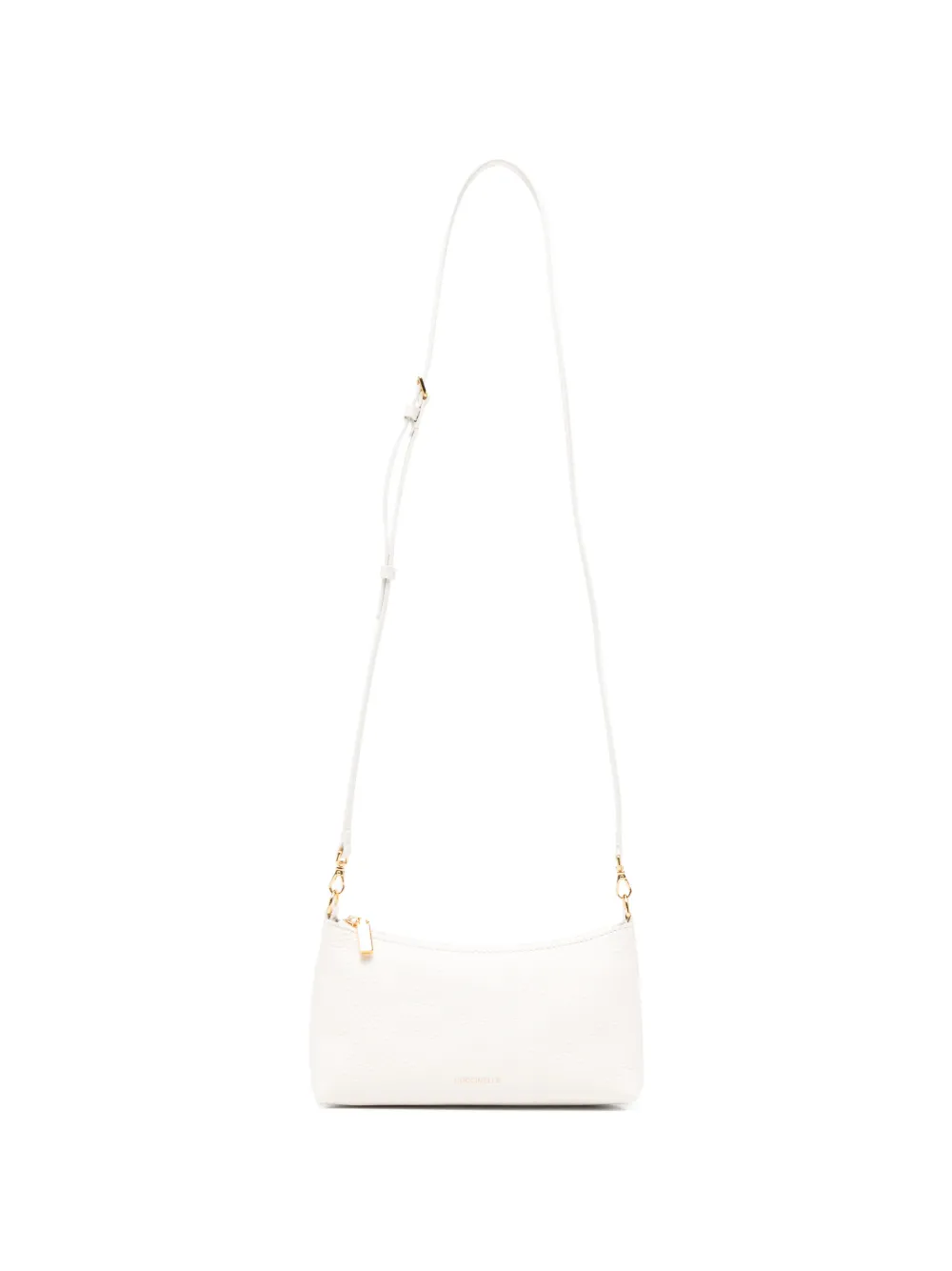 Coccinelle mini Aura leather crossbody bag - Toni neutri