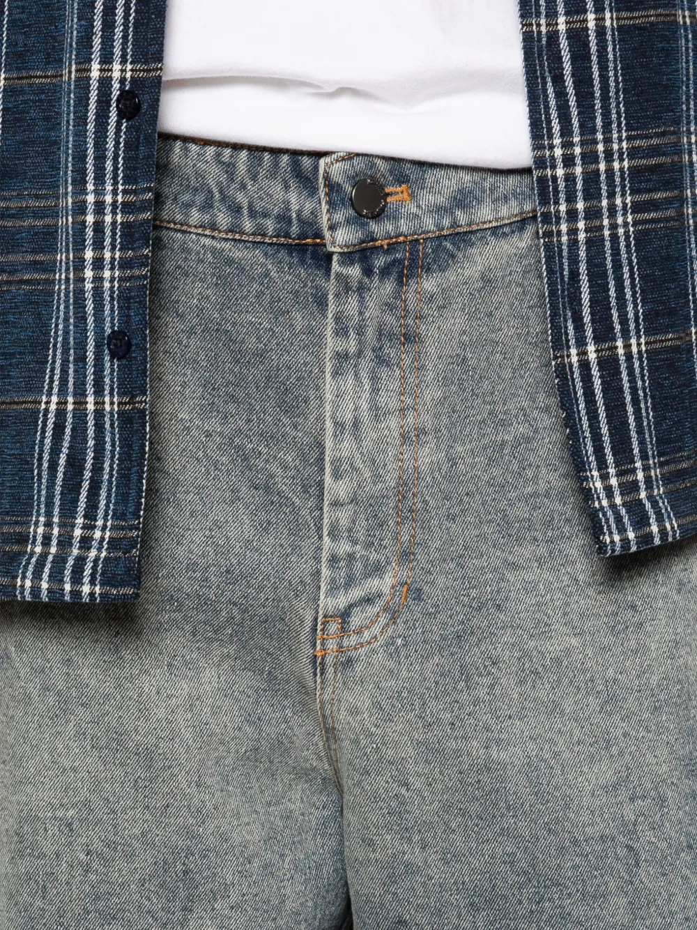 Daily Paper Shorts met vijf zakken Blauw