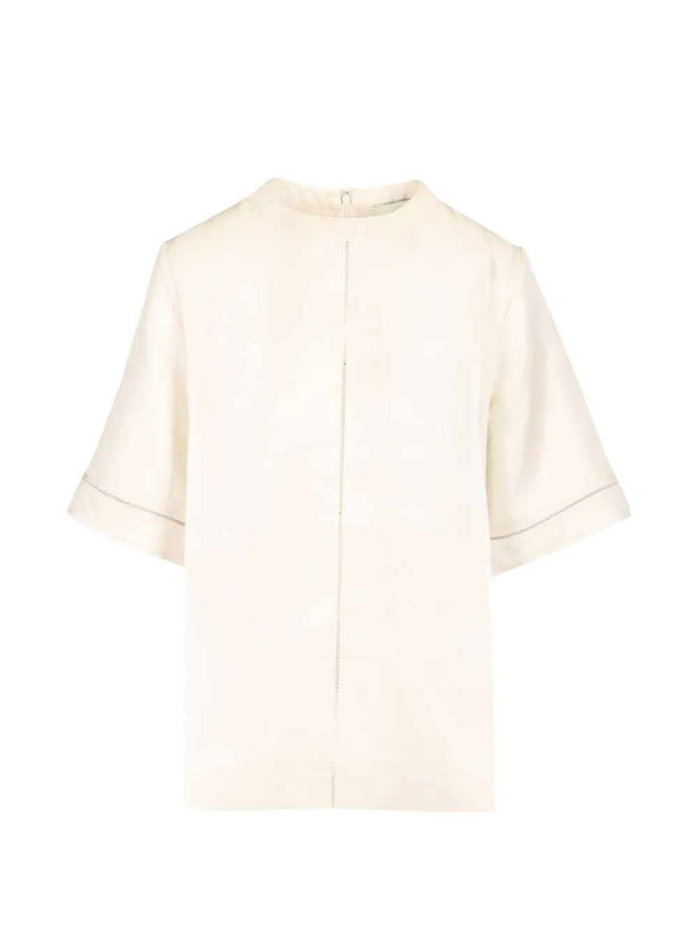 LouLou de Saison Havana short-sleeve blouse - Toni neutri