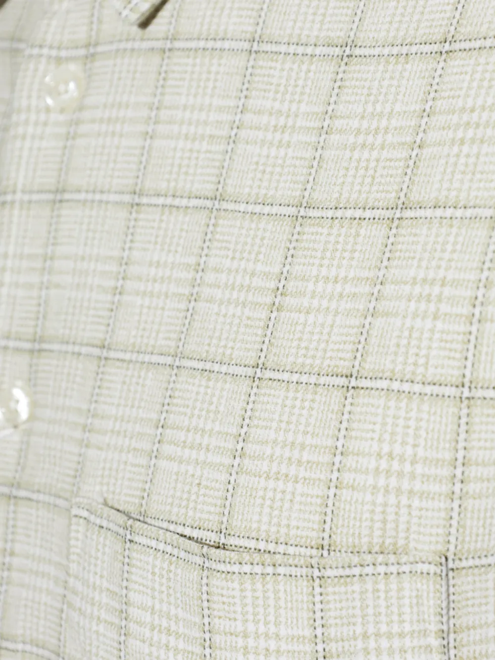 SAMSOE Saliam Nj geruit overhemd Beige