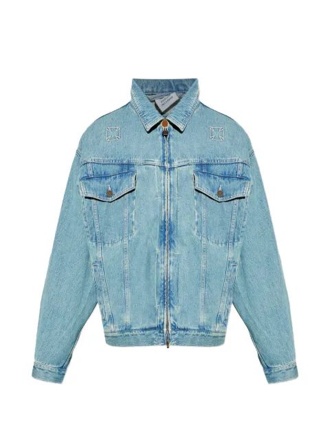 VETEMENTS logo-print denim jacket