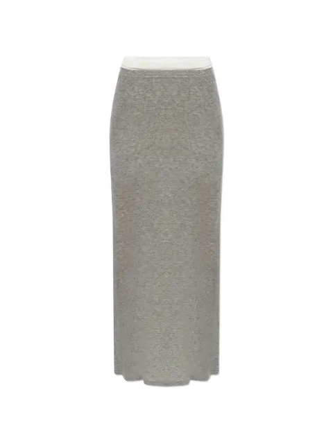 SAMSOE SAMSOE Sadou ribbed maxi skirt
