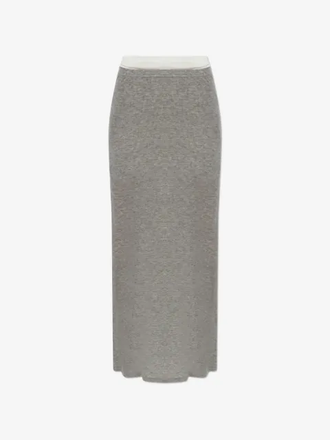 SAMSOE SAMSOE Sadou ribbed maxi skirt
