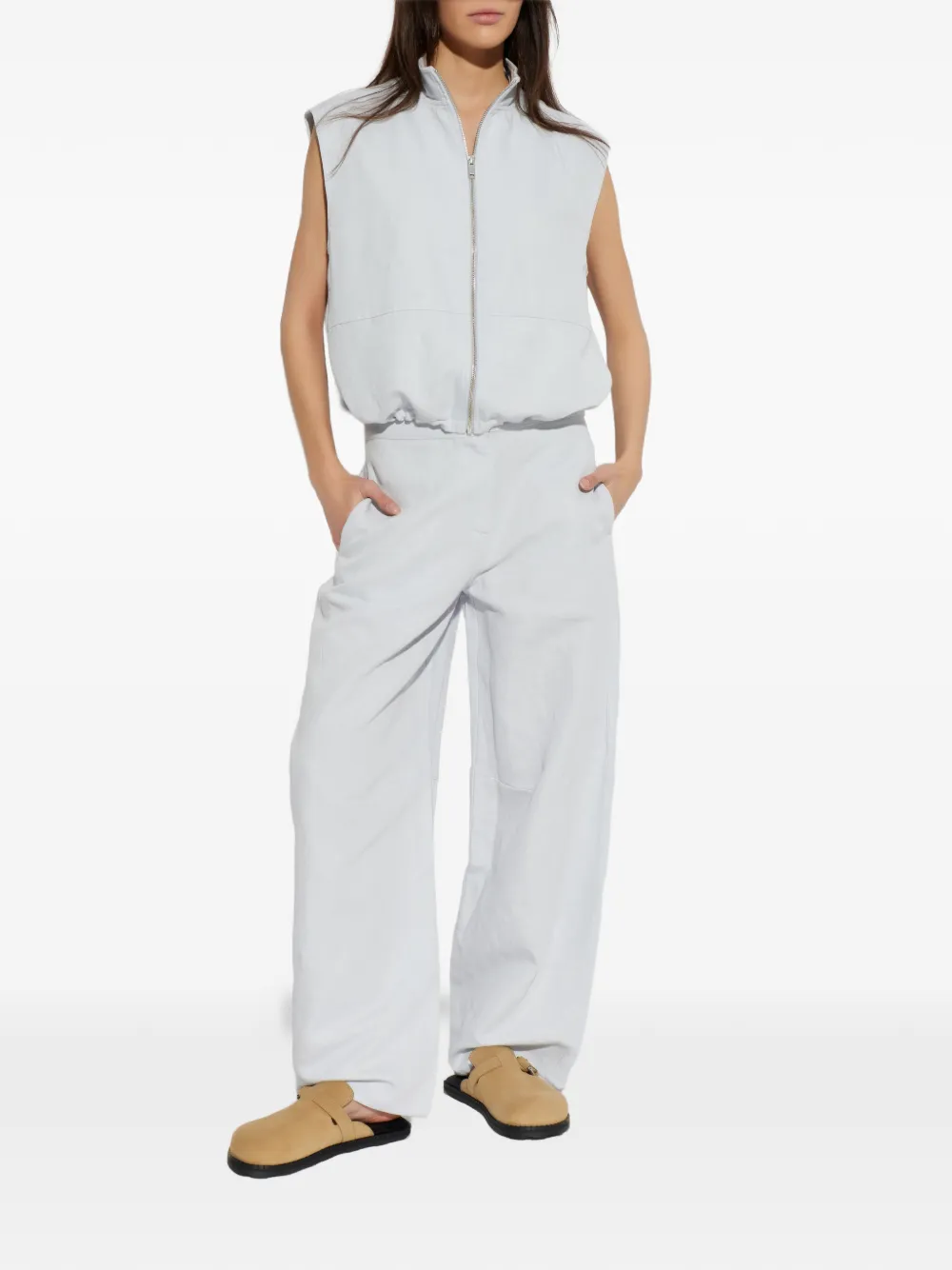 Samsoe Samsoe Sarokos Elasticated-waist Trousers - Grey 
