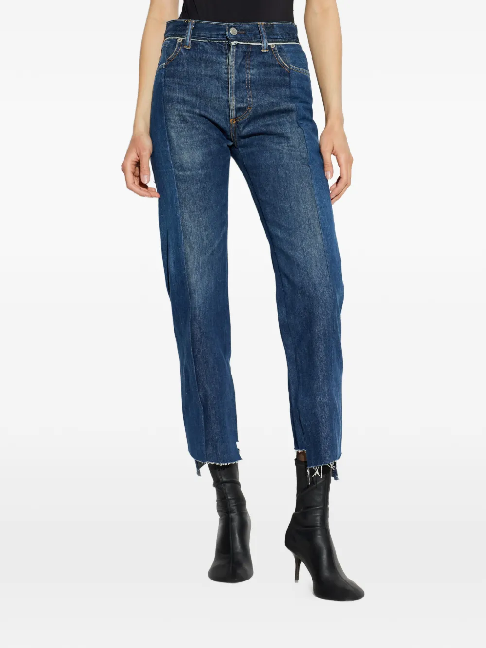  Vetements Frayed Jeans - Blue 