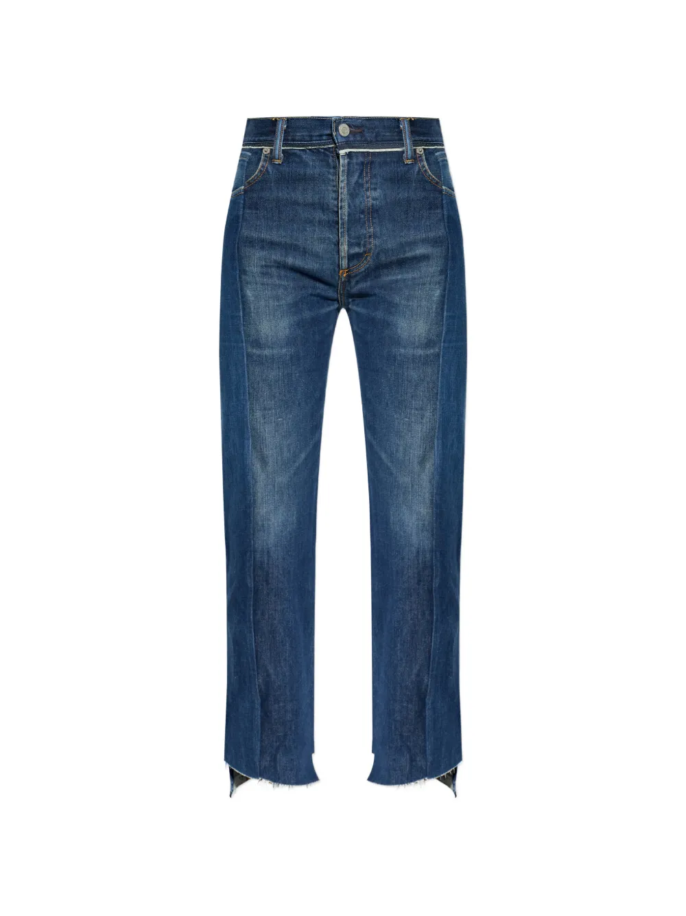 VETEMENTS frayed jeans - Blu