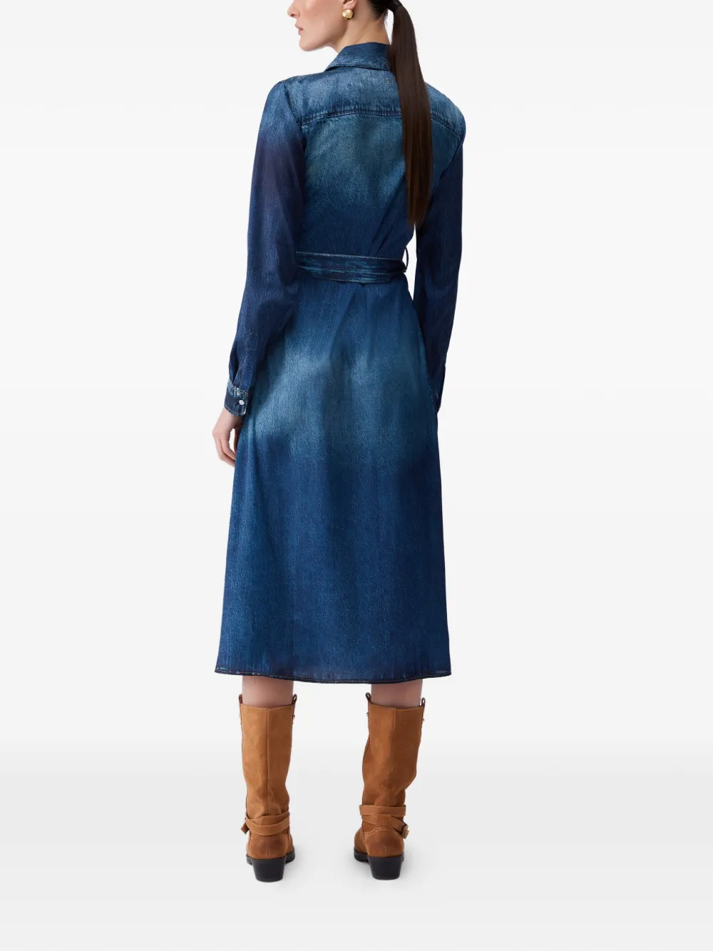 LIU JO Maxi-jurk met digitale print Blauw