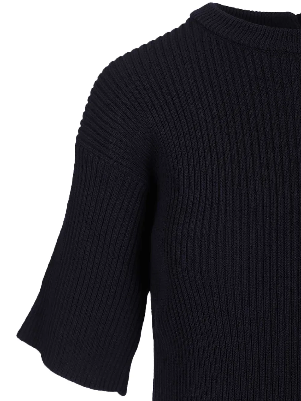  Seafarer Ribbed Button Top - Blue 