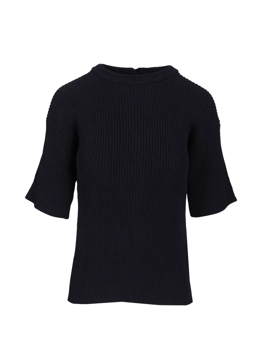  Seafarer Ribbed Button Top - Blue 
