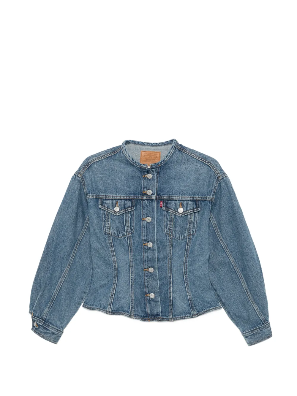 Levi's sculpted trucker jacket - Blu