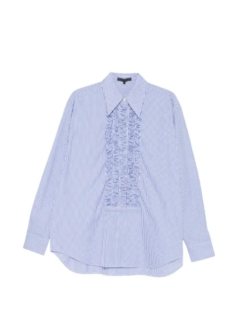 Tibi ruffled striped shirt