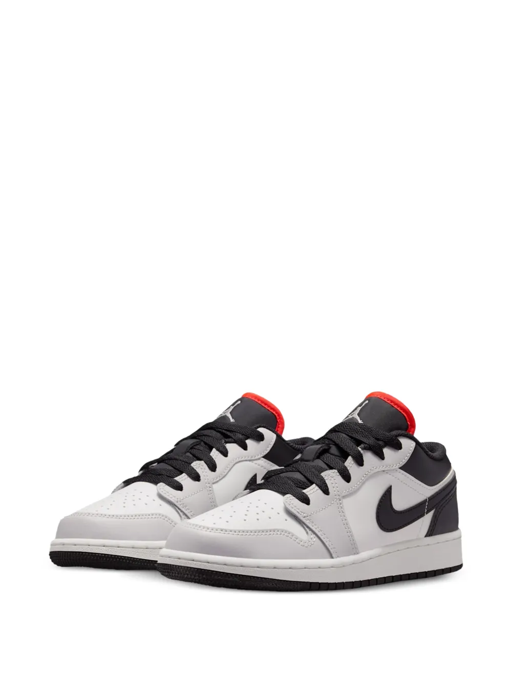 Jordan Kids Air Jordan 1 Low lace-up sneakers - Grigio