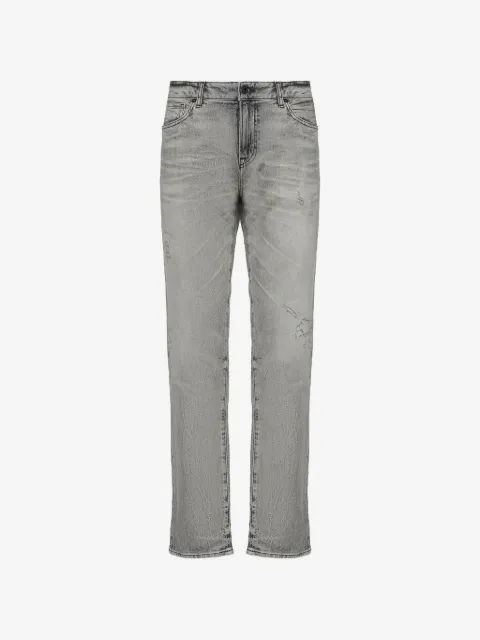 Hugo Boss Br jeans rectos con efecto envejecido