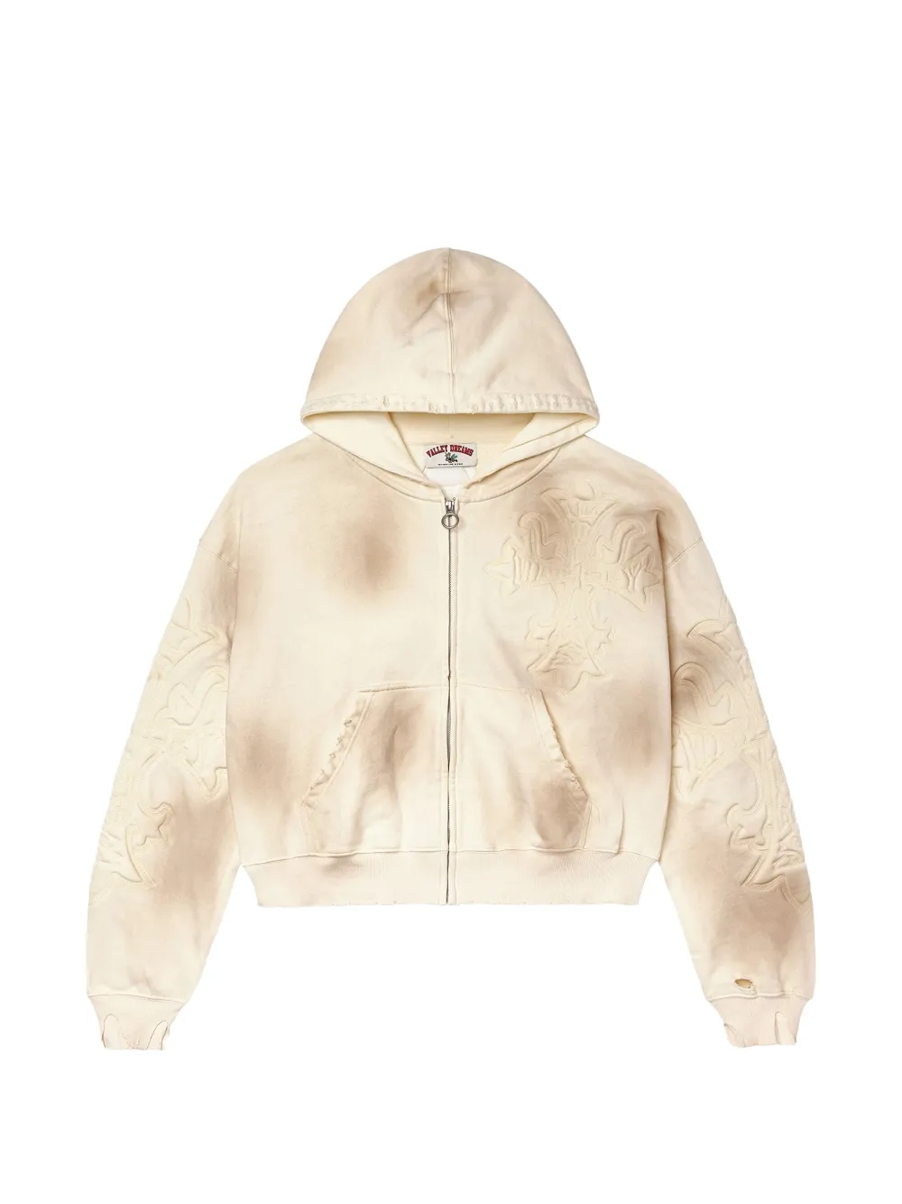 Vale Carver Zip Hoodie In Brown