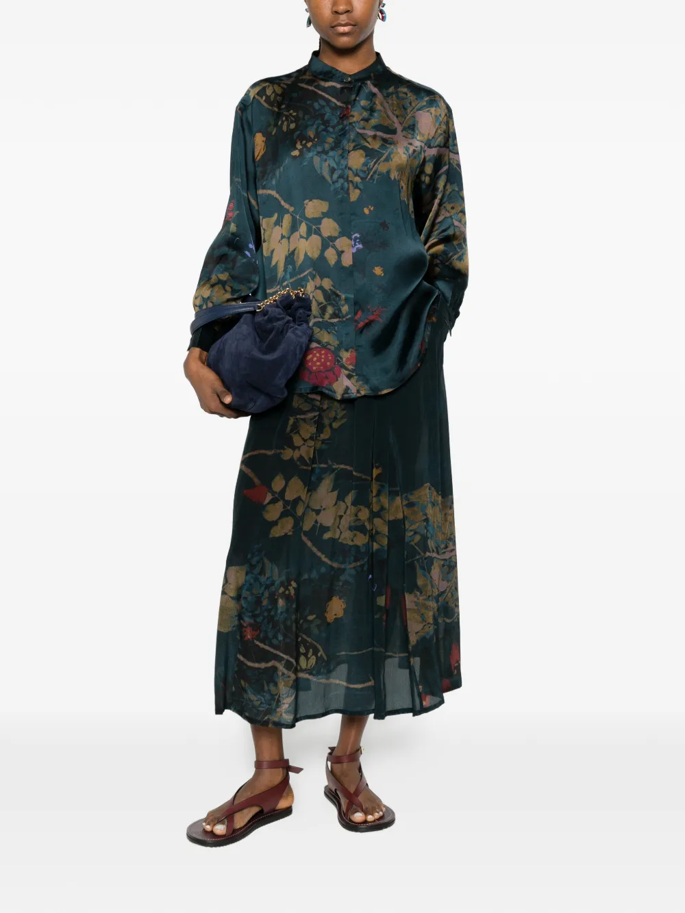  Yavi Nolen Floral-print Shirt - Green 