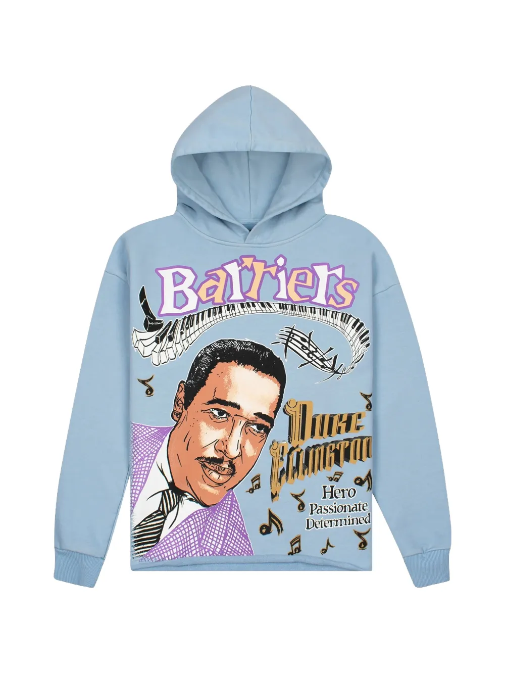 BARRIERS Duke Ellington Hoodie - Blau