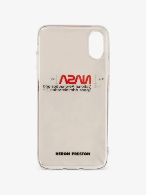 Heron Preston transparent iphone xs case