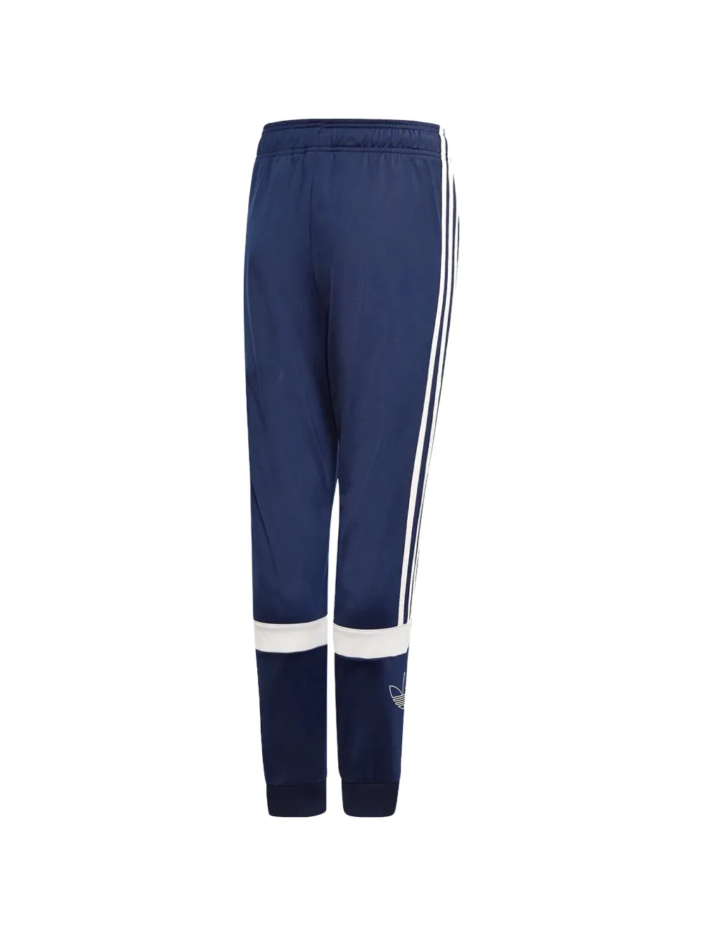 adidas Kids striped logo trousers - Blue