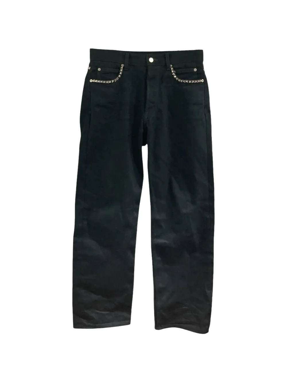 Takahiromiyashita The Soloist Selvedge studded jeans - Nero