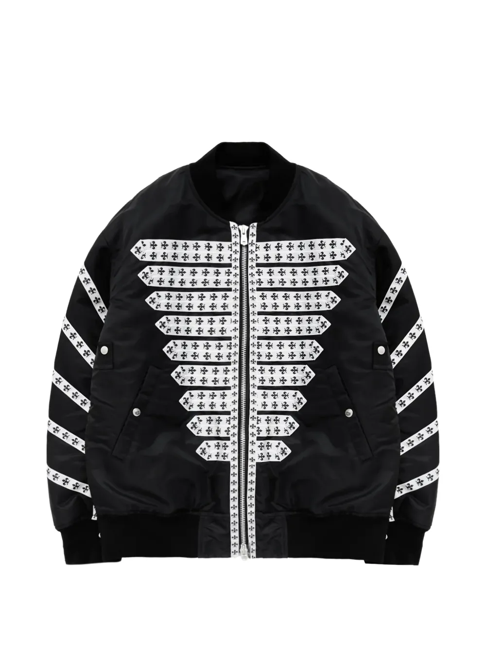 Takahiromiyashita The Soloist Huge Brit bomber jacket - Black