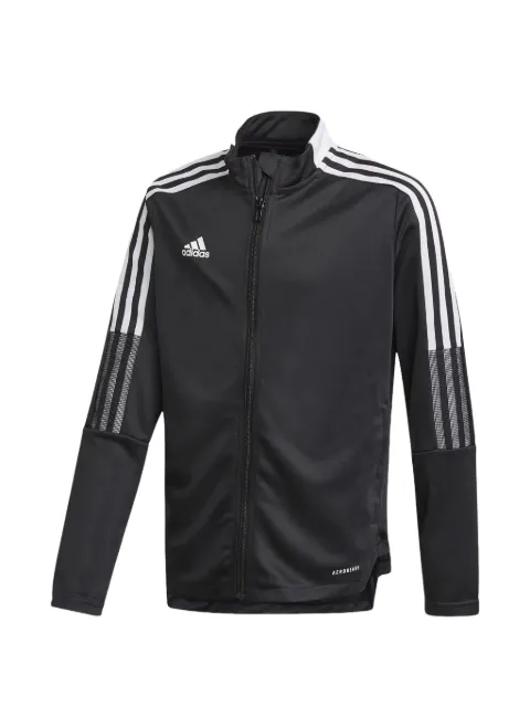 adidas Kids sudadera con motivo de rayas y cierre